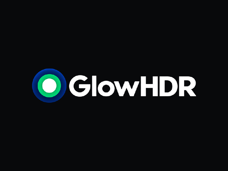 The same wordmark encoded as a real HDR image