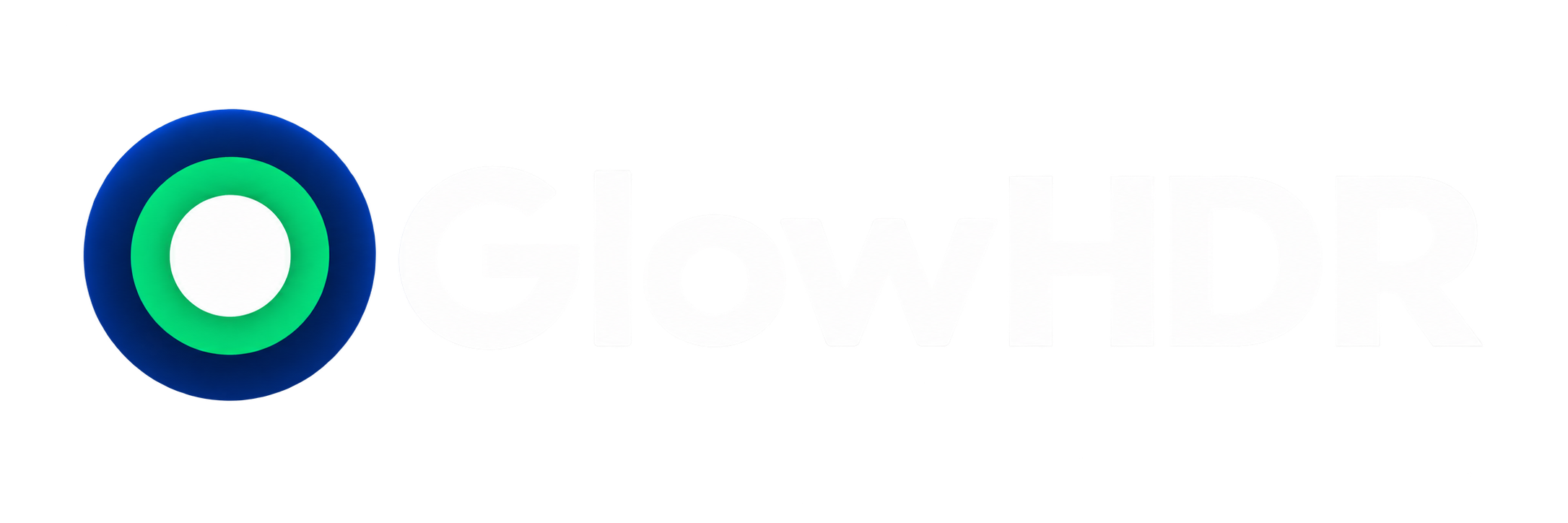 The wordmark with a painted CSS halo around it